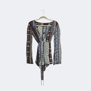 Gypsy NWT Bohemian Patterned Romper
